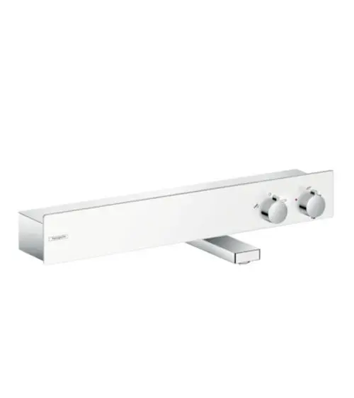 hansgrohe ShowerTablet Wannenthermostat 600 Aufputz Weiß/Chrom, 13109400, Artikel in Kategorie